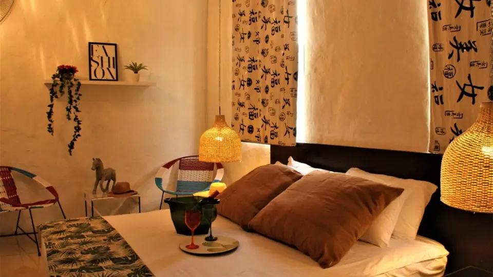 Habitación con cama grande del Hotel Boutique Budapez