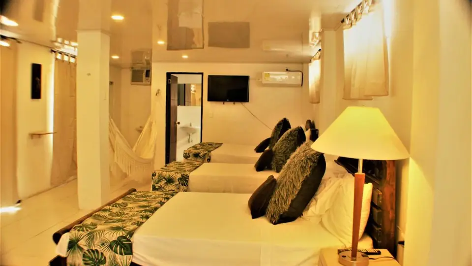 Habitación Familiar con balcón del Hotel Boutique Budapez